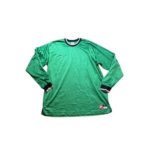 Vtg 90’s Nike Green Soccer Goalkeeper Jersey Mens Size Large Retro Sport USA